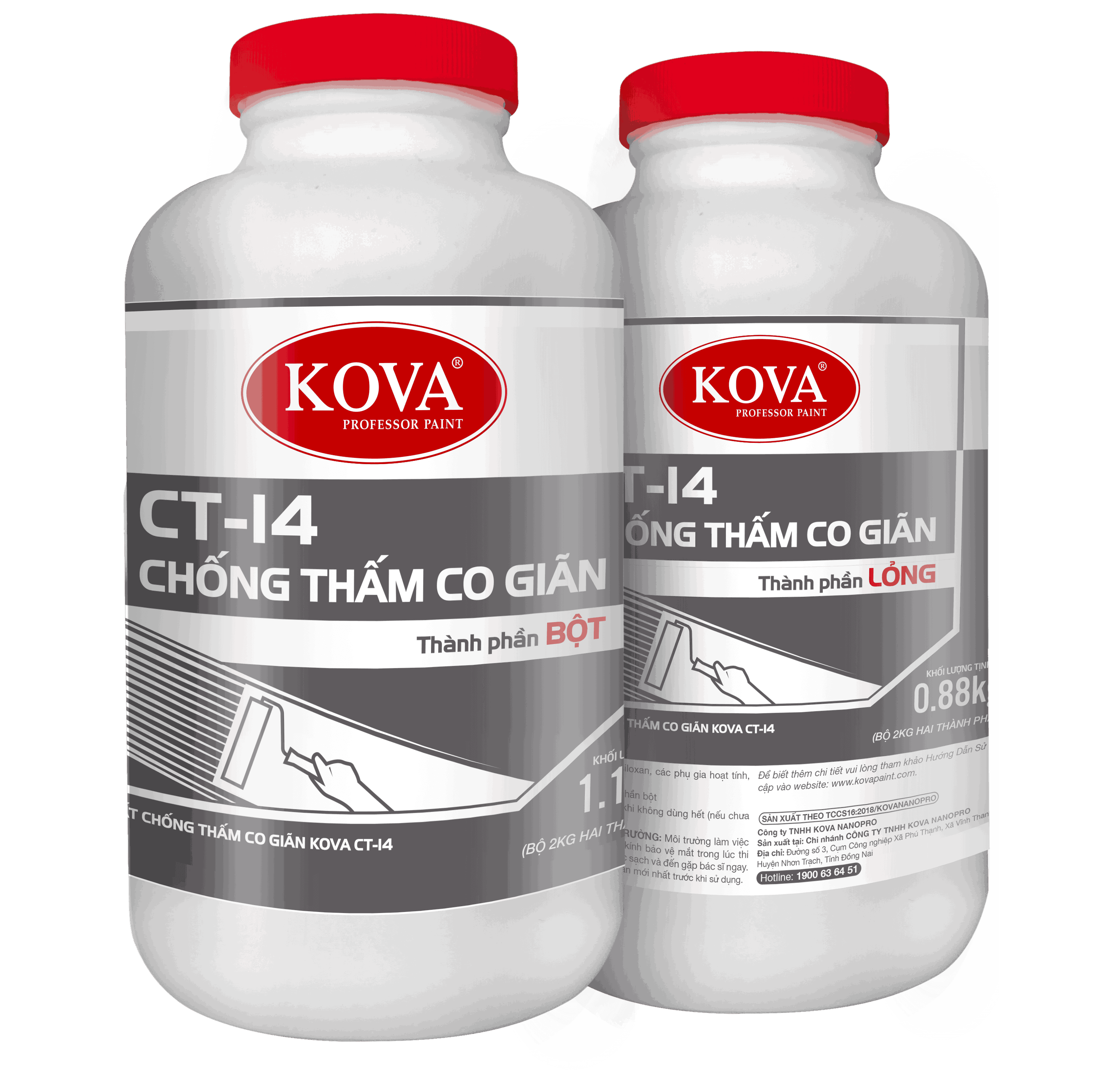 Chất Chống Thấm Co Giãn KOVA CT-14